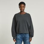 G-STAR® Overdyed Big Sleeve Oversized Sweater Black