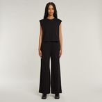 G-STAR® Double Layer Wide Leg Jumpsuit Black