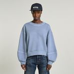 G-STAR® Overdyed Big Sleeve Oversized Sweater Light blue