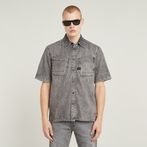 G-STAR® Slanted Double Pocket Regular Shirt Grijs