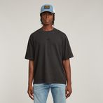 G-STAR® Overdyed Center Chest Boxy T-Shirt Black