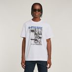 G-STAR® Stairs Graphic Loose T-Shirt White