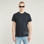 G-STAR® Camiseta Shipping Graphic Overdyed Azul oscuro