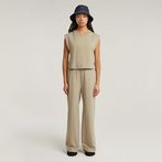 G-STAR® Double Layer Wide Leg Jumpsuit Beige