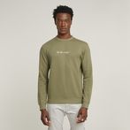 G-STAR® G-Script Logo Sweater Green