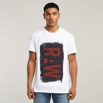 G-STAR® Painted RAW Graphic T-Shirt White