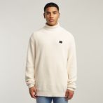 G-STAR® Pullover Turtle Knitted Sweater Beige