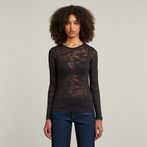 G-STAR® Fine Lace AOP Slim Top Multi color