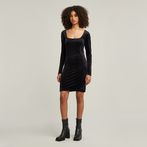 G-STAR® Velvet Slim Dress Black