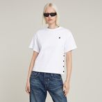 G-STAR® Side Buttons Relaxed Top White