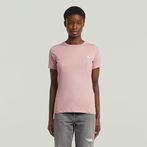 G-STAR® Statement Chest Logo Optic Slim Top Pink