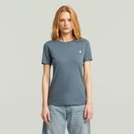 G-STAR® Statement Chest Logo Optic Slim Top Grey