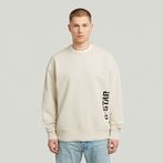 G-STAR® Sprayed 89 Graphic Loose Sweater White