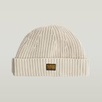 G-STAR® Originals Fisherman Beanie White