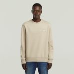 G-STAR® Logo Sweater Beige