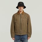 G-STAR® Duty Canvas Trucker Jacke Braun