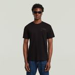G-STAR® Script Ribbed T-Shirt Black