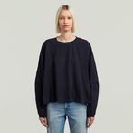 G-STAR® Washed 3D Mix Oversized T-Shirt Dark blue