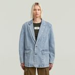 G-STAR® Oversized Blazer Hellblau