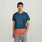 G-STAR® Color Block RAW. T-Shirt Medium blue