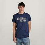 G-STAR® Painted Graphic Lash T-Shirt Dark blue