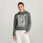 G-STAR® Graphic 3 Hooded Sweater Grey