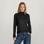 G-STAR® Essential Mock Loose Top Black