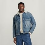 G-STAR® Utility Flap Pocket Sherpa Jacket Medium blue