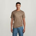 G-STAR® Chest Graphic Slim T-Shirt Brown