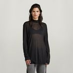G-STAR® Essential Mock Loose Top Black