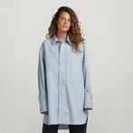 G-STAR® Oversized Boyfriend Shirt Medium blue
