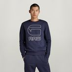 G-STAR® Graphic Graw Sweater Dark blue