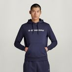 G-STAR® Graphic Core Hoodie Dark blue