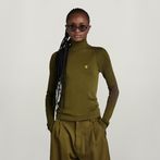 G-STAR® Core Slim Turtle Knitted Sweater Green