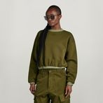 G-STAR® Badge Logo Oversized Sweater Green