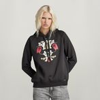 G-STAR® Look Book Graphic Hoodie Black