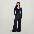 G-STAR® Deep Scoop Slim Body Top Dark blue