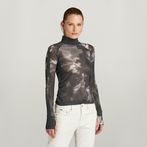 G-STAR® Blurry Camo Slim Mock Top Multi color