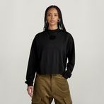 G-STAR® Mock Graphic Loose Top Black