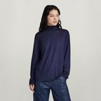 G-STAR® Essential Mock Loose Top Dark blue