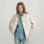 G-STAR® Oversized Western Jacket Evergreen White