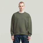 G-STAR® Sprayed 89 Graphic Loose Sweater Grey