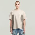 G-STAR® A-Line Woven Mix Boxy T-shirt Wit