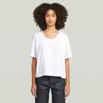 G-STAR® Deep U-Neck Top White