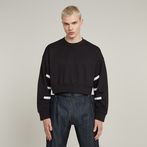G-STAR® Sweater WVB Unisex Cropped Noir