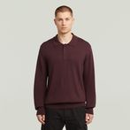 G-STAR® Premium Core Dunda Polo Knit Red
