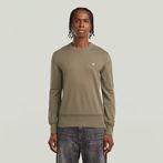 G-STAR® Core Knitted Sweater Brown