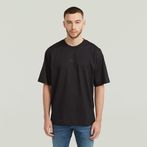 G-STAR® Center Chest Logo Loose Boxy T-Shirt Black