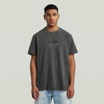 G-STAR® Multi Logo Overdyed Loose T-Shirt Zwart
