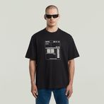 G-STAR® Camiseta Shipping Graphic Boxy Negro